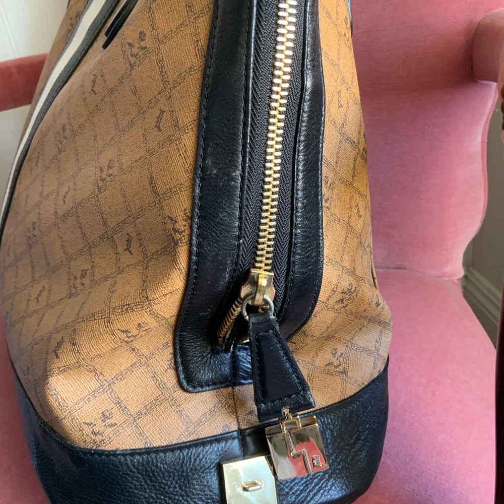 L.A.M.B. by Gwen Stefani Tan and Black Satchel - Picture 5 of 15